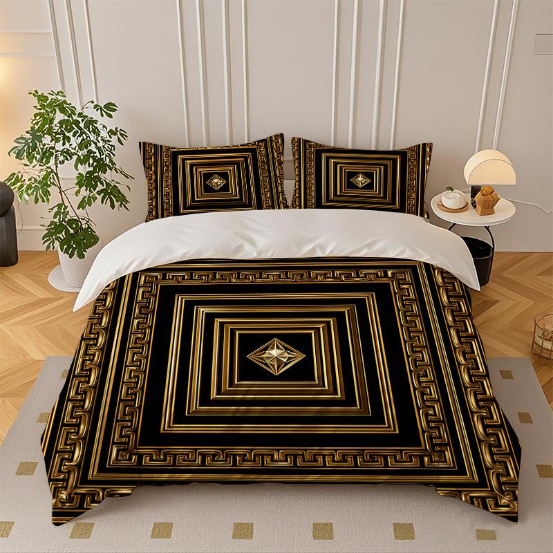 

Quilt Cover Three-Piece Quilt Cover Set 140cm * 200cm - cover + and 1 piece