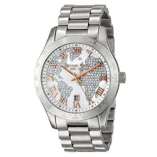 

Michael Kors Sofie Crystal Silver-Tone Stainless Steel Ladies Watch MK5958 білий