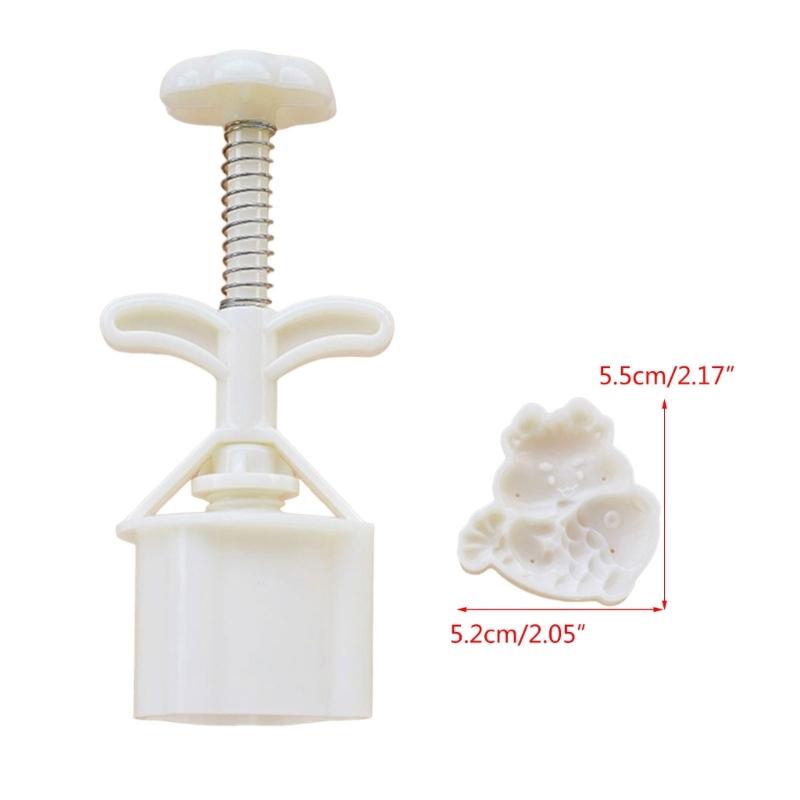 Cute Dragon Mooncakes Stamps Cartoon Dragon Press Molds Mooncakes Molds Mooncakes Press Moulds Suitable for Kitchen Bakings