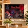 Zoroark Custom Name Diamond Painting Personalized 5D Full Drill DIY Diamond Art Home Decor