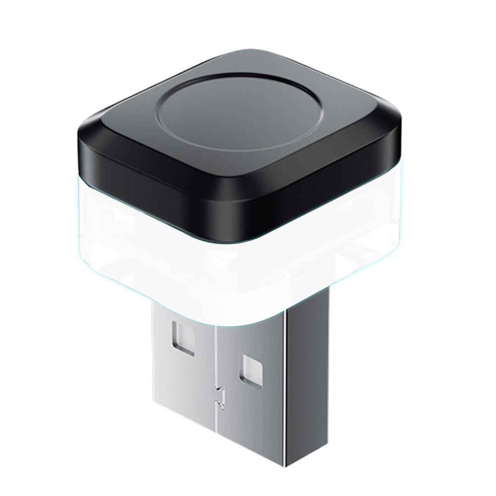 Автомобильный USB-светильник атмосферы Беспроводной разноцветный ночник Несколько режимов Освещение салона Светодиодная подсветка салона USB-светильник в салон автомобиля