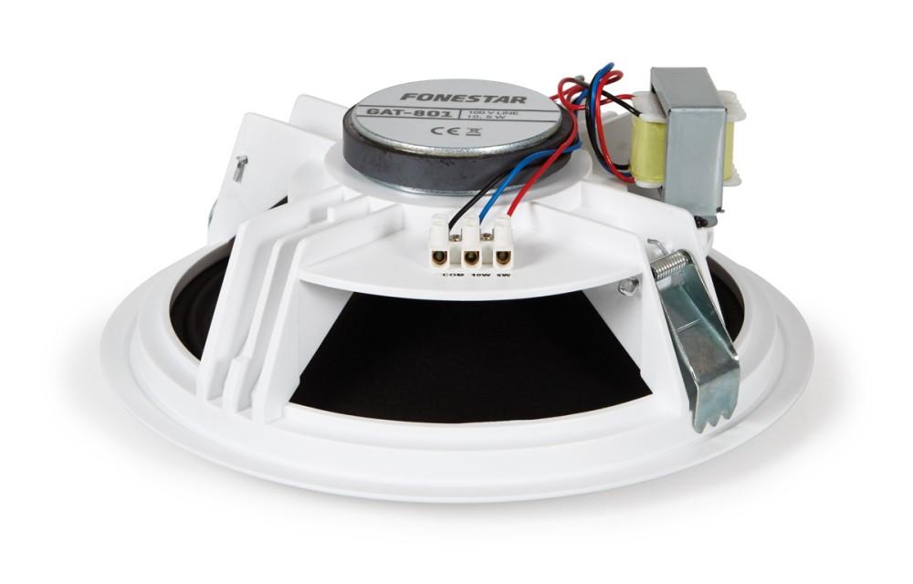Fonestar GAT-801 - 100V Deckeneinbaulautsprecher 8'' weiß, Fonestar