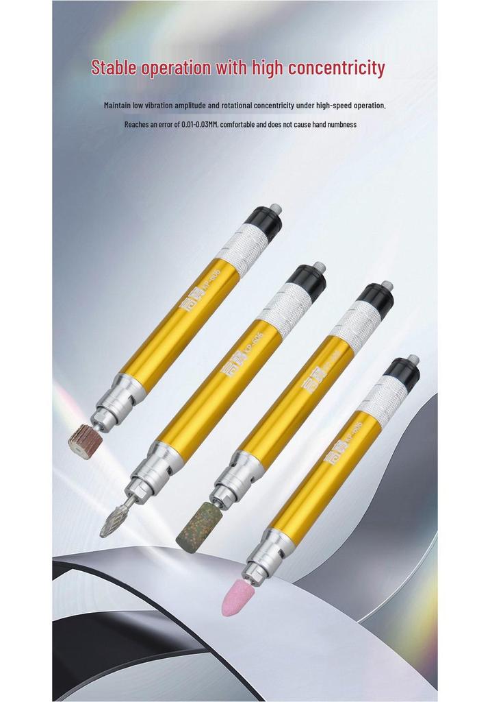 Gaobao Pneumatic Wind-Powered Variable Speed Grinder & Engraving Pen