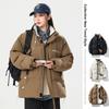 Cotton Coat Men's Jacket New Autumn and Winter Korean Style Trendy Loose Stand-up Collar Thickened Casual Couple Style Cotton Coat Cotton Coat for Men