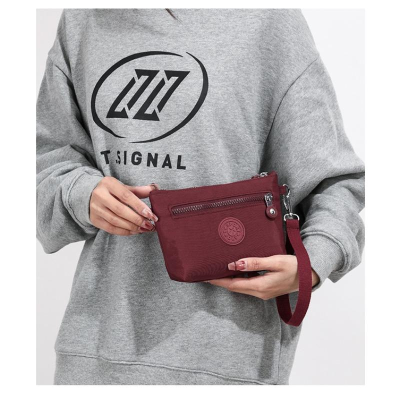 Minimalist Casual Coin Purse Fashion Lightweight Outdoor Commuter Nylon Shoulder Bag