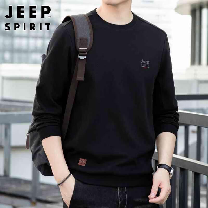 JEEP SPIRIT Men s Autumn/Winter Casual Long Sleeve Sweatshirt XL