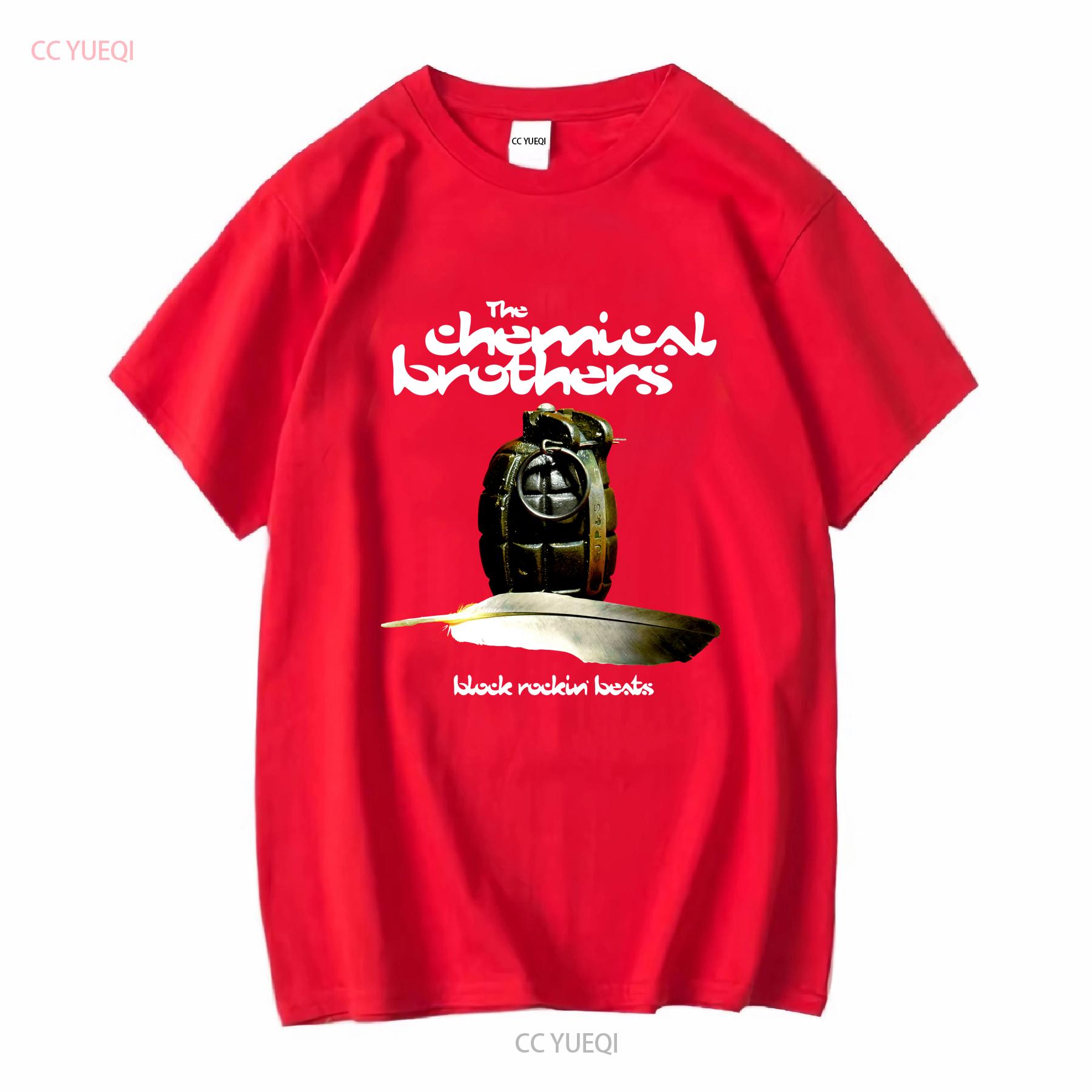 

футболка the chemical brothers с длинным или коротким рукавом винтажная вываренная уличная одежда мягкий топ для повседневной носки унисекс стильная мода S