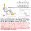 1L 0.75L Auto Bremsentlüfter Hydraulische Pumpflüssigkeit Pumpe Kit Ölwechsel Entlüftungstank Schläuche Reparaturwerkzeug LKW Motorrad Zubehör