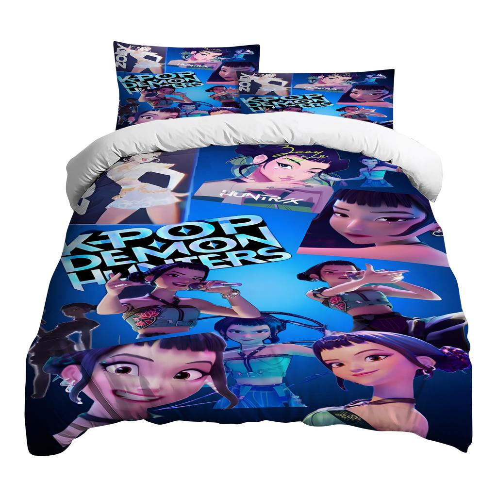 Christmas Decoration Printed Duvet Cover, Ultra Soft Brushed Microfiber Bed Comfort Set