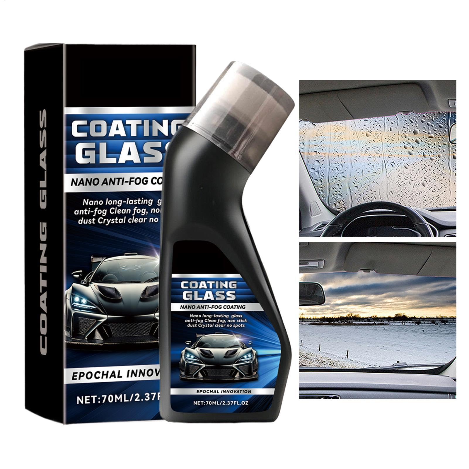 

DAWCBVJQ Hydrophobic Windshield , Magic Gem Glass, Anti-Fog Car Windshield, Micromolecular Anti-Fog single attribute