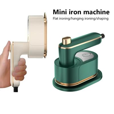 50ML Mini Handheld Steam Iron 40W Foldable Wet Dry Ironing Machine Household Travel Fast Heating for Clothes Fabric Wrinkle