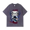 275 GSM Washed T-shirts 100% Cotton Solo Leveling V9 Print Unisex Heavy Cotton T Shirt