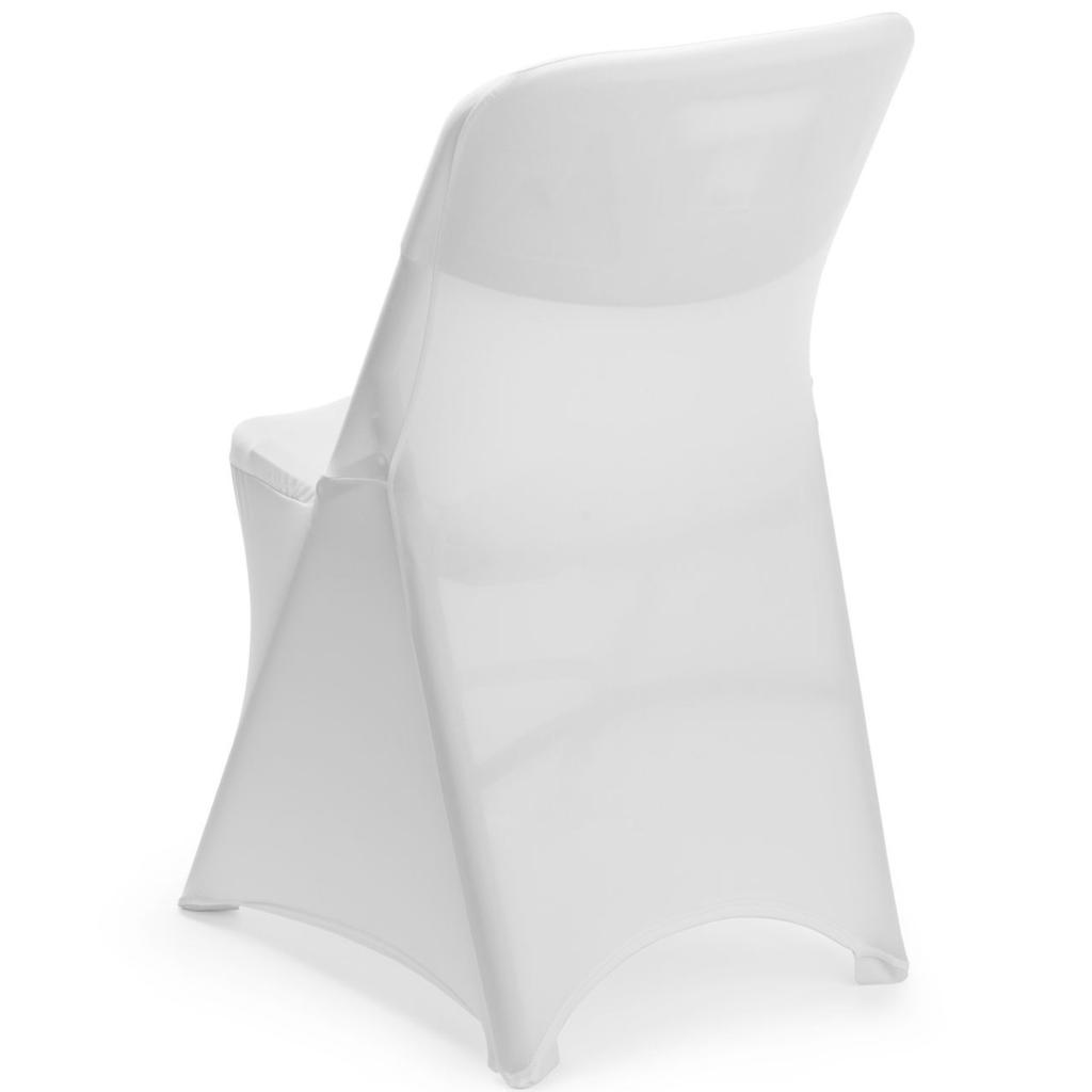 No-iron catering chair cover - white