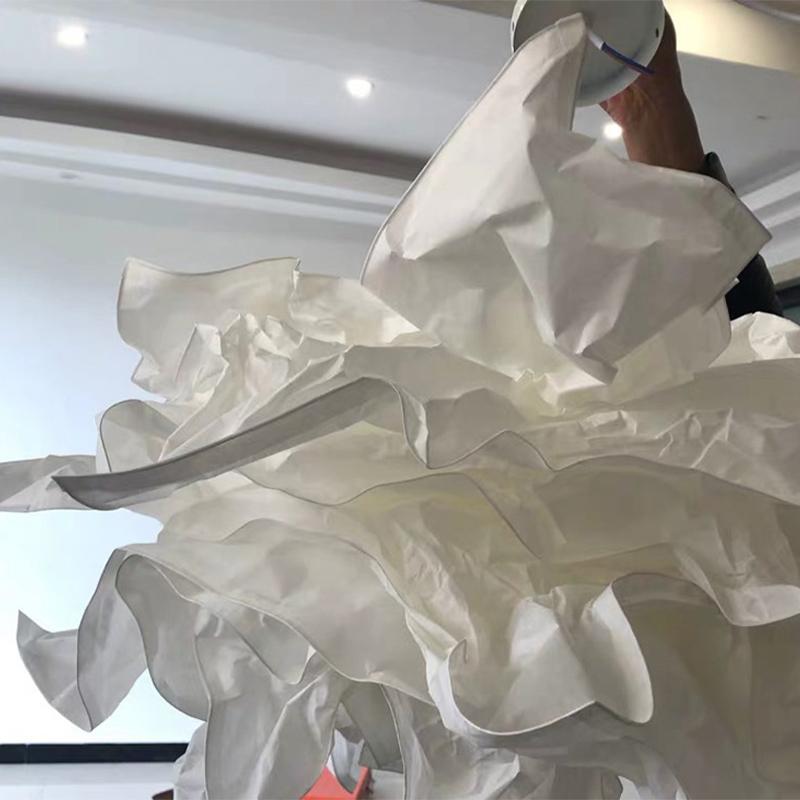 1 st Konst DIY Molnlampa Skärm Blomma Ljus Skärm Taklampskärm Dekoration