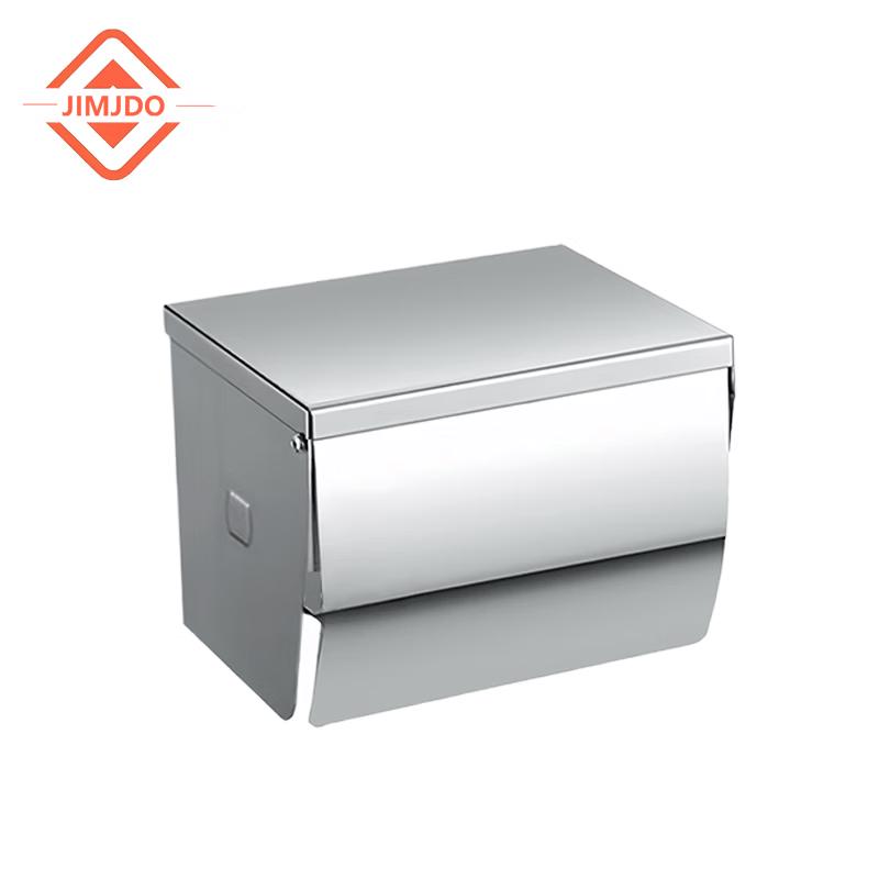 JIMJDO Wall-Mounted Stainless Steel Toilet Paper Holder