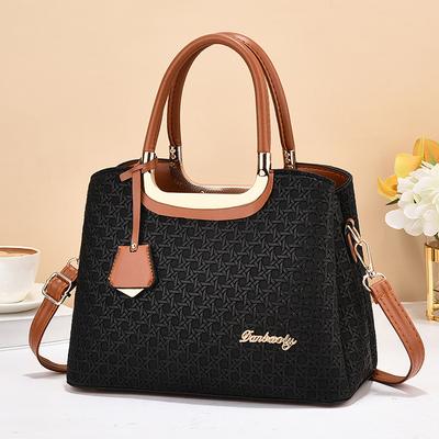 Lady Mother Bag Latest Design Multi-layer Handbag with Big Capacity Middle-aged Mother-in-law Single Shoulder Crossbody Bag Woman