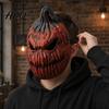 Lightweight Horror Pumpkin Mask Halloween Mask Scary Jack O Lantern Face for Party No Sweat Cosplay Adults Adjustable Strap Trick or Treat