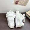 Platform white shoes women's tide versatile sports and leisure bread shoes 2 spring new board shoes