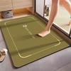 Fast Drying Diatomite Bath Mat Bathroom Foot Mat Bathroom Toilet Absorbent Quick Dry Non Slip Easy Clean Home Decor