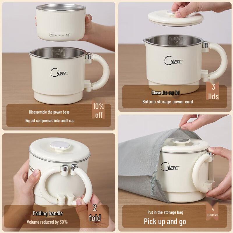 Portable Folding Electric Kettle & Mini Cooker