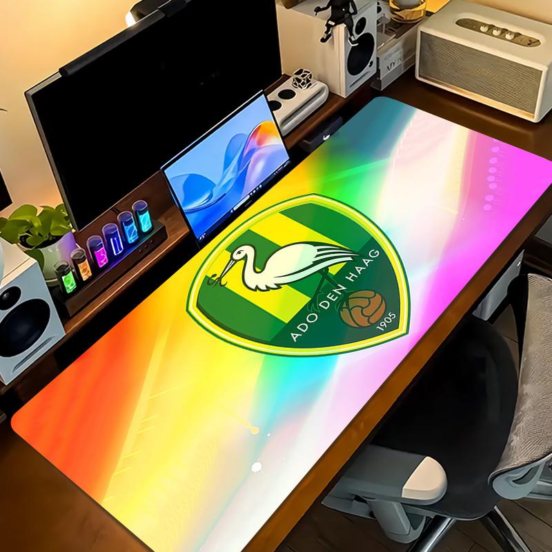 ADO Den Haag Print  Cushion Non-slip Laptop Tablet Big Mousepad XXL Mat Mini PC Playmat With Lock edge