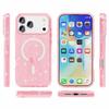 iPhone18ProMax Magnetic Mobile Phone Case Is Suitable for Apple 18Pro Terminator Transparent Glitter MagSafe Case.