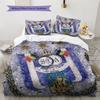 RSC Anderlecht  Pattern Bedding Quilt Set  Home Decoration  Gift (1 * duvet cover + 2 * pillowcase  without core)