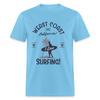 I Love Surfing Shirt West Coast San Diego California Beach T-Shirt Size S-6XL