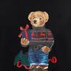 Polo Ralph Lauren Bear Letter Print Crew Neck Short Sleeve T-Shirt Men Tops Black 710854497-027