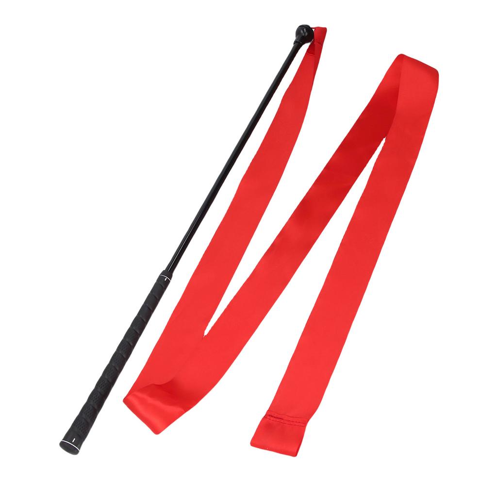 Club Swing Trainer Stick with Ribbon Improve Swing Posture Rhythm Training for Indoor Outdoor 27.6in Long