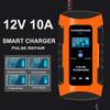 12V 10A Max Pulse Repair Car Battery Charger Output Current Digital Display Summer Winter Mode Lead-Acid Battery Charger