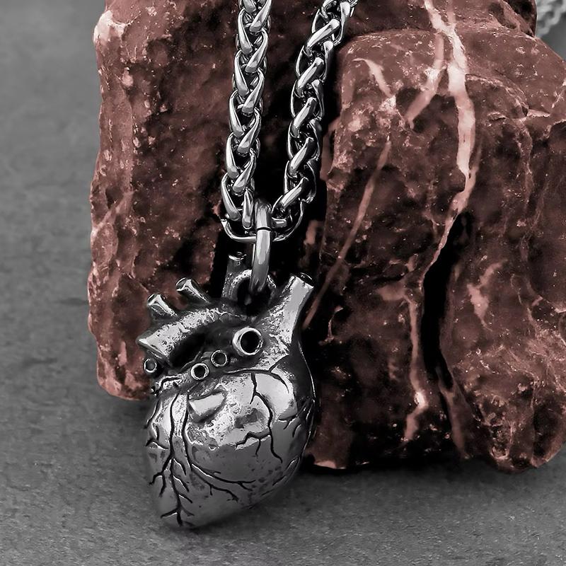 

Fashion Minimalist Viking Necklace Vintage Charm Punk Hip Hop Pendant Necklace Stainless Steel Jewelry Men Women OneSize