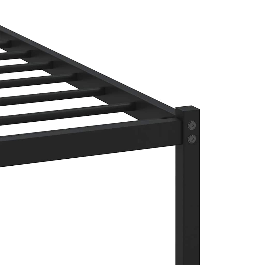 Bed Frame without Mattress with Headboard Brown Oak Finish 190 x 200 cm