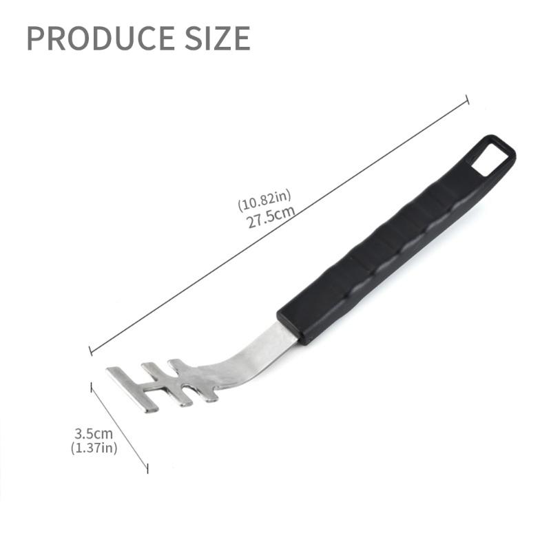 Edelstahl Grills Rost Griff BBQ Grills Griff Hitzebeständig Kochrostheber Camping Grills Werkzeug Langlebig