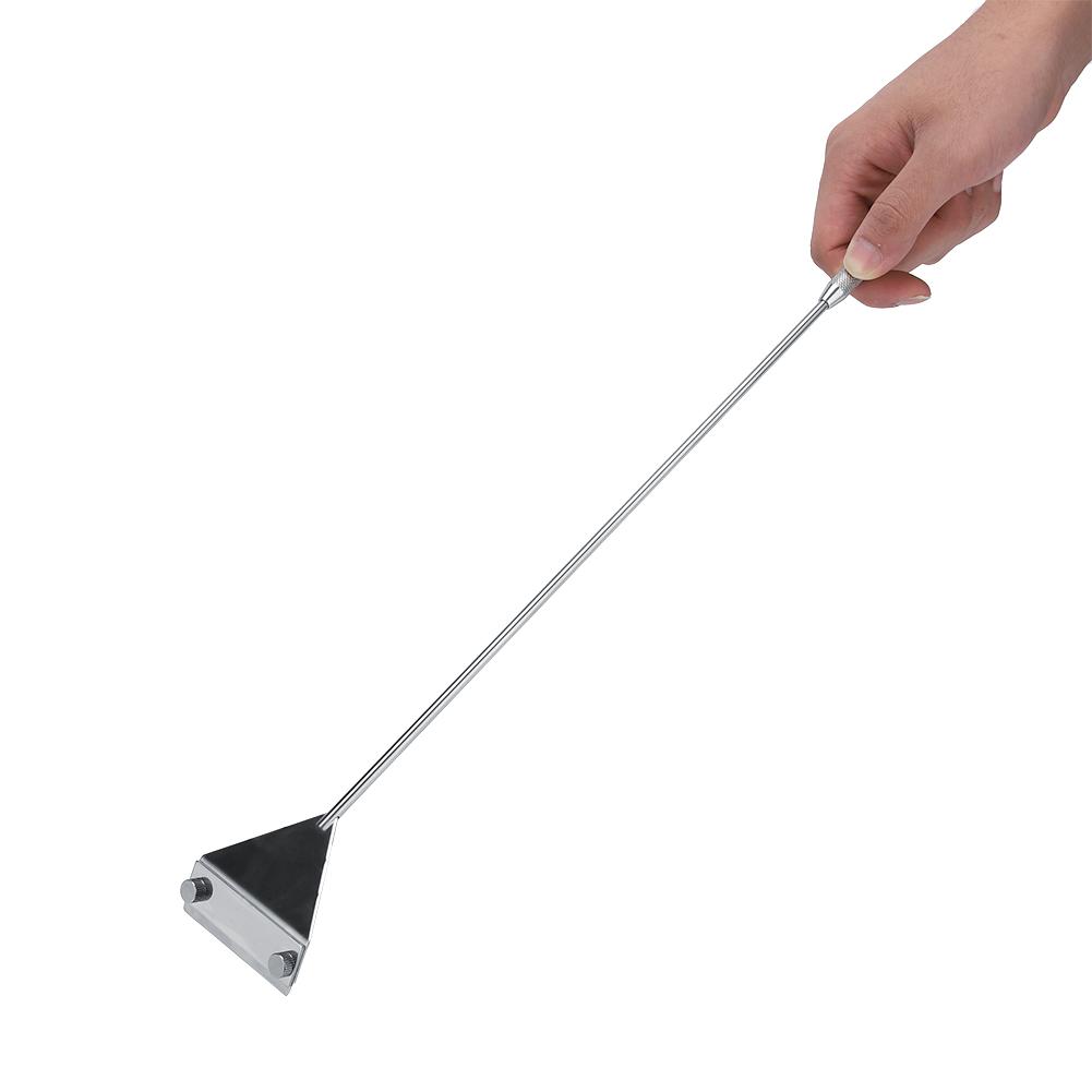 Stainless Steel Rust Proof Scraper Aquarium Fish Plant   Cleaning Tool(45cm, Wide)
