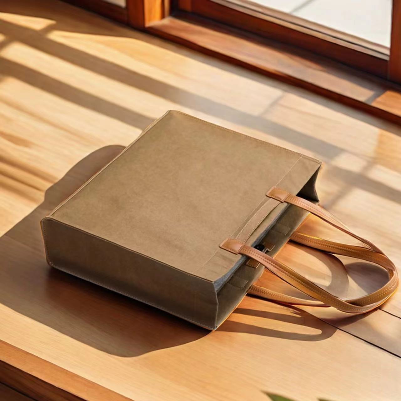 

Портативная сумка через плечо для компьютера, ноутбука, кожаная, легкая, амортизирующая, сумка для документов, портфель, сумка-тоут