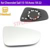 Stplrgecp Passenger Side Driver Side Left or Right Door Side Heated Wing Mirror Glass Lens for Chevrolet Sail 15-18 Aveo 18-22