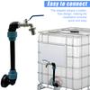 IBC 3/4" Výtokový kohout IBC Adaptér pro 1000L nádrž na dešťovou vodu Kohout Uzavírací kohout s 25cm prodlužovací trubkou IBC