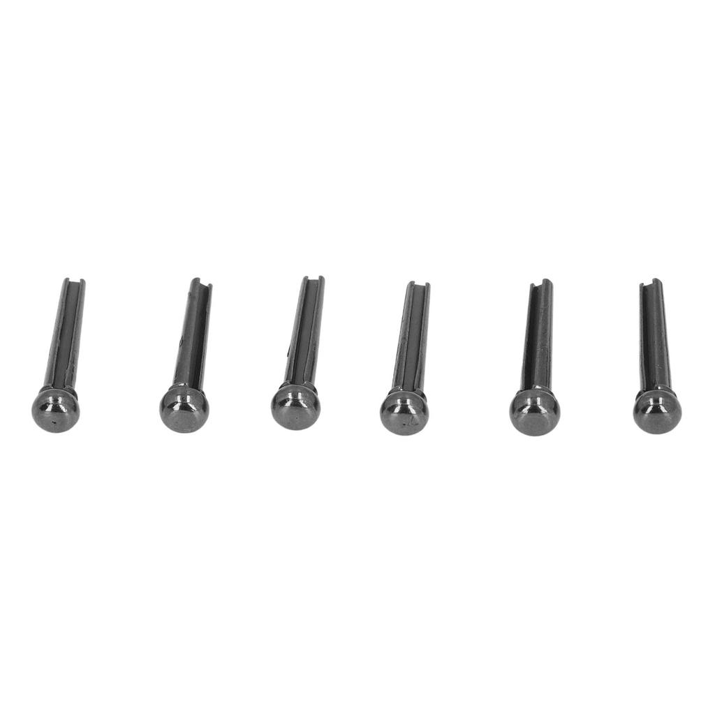 6PCS Guitar Bridge Pin Copper Acoustic Guitar Bridge Pins Peg Replacement for Repairing