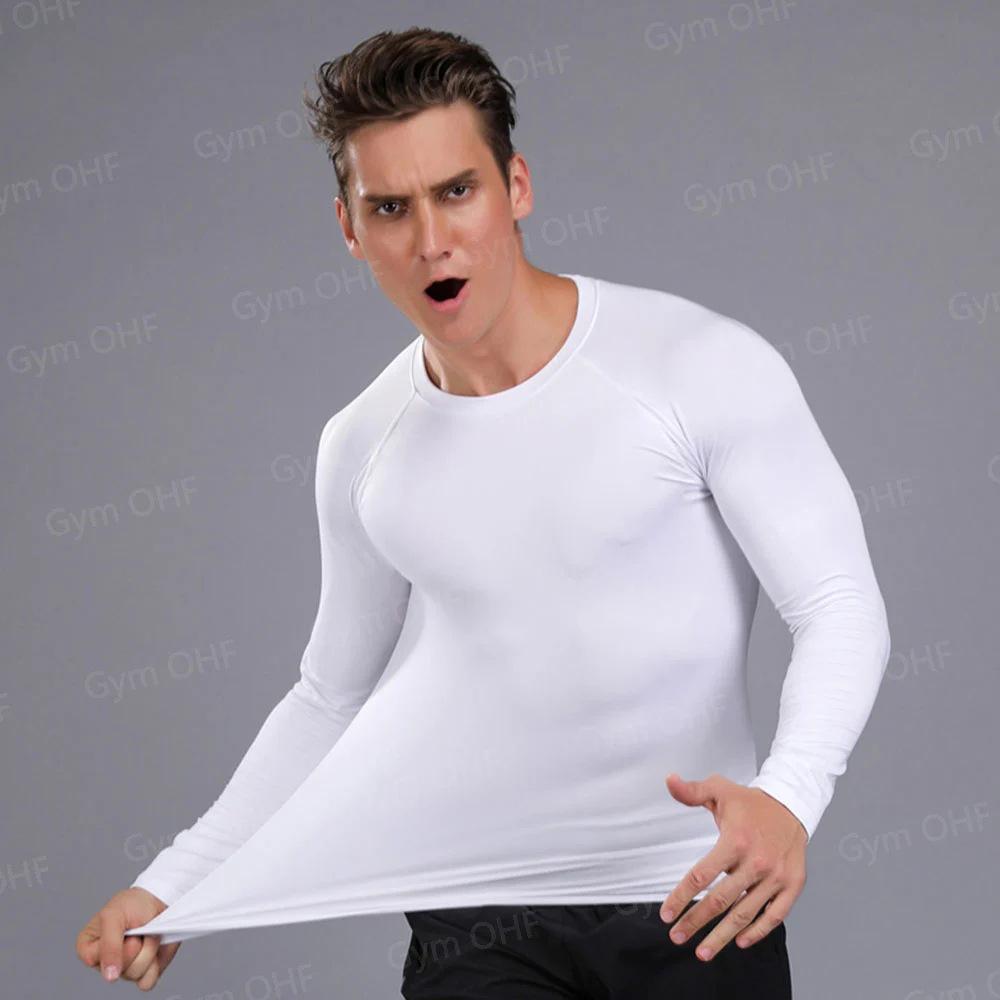 Men's Quick Dry Fitness Round Neck T-shirt for Running & Weightlifting