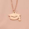 Graduation Cap Necklace Unisex Graduation Cap Charm Necklace Graduation Keepsake Jewelry Gift for Best Friend Graduate