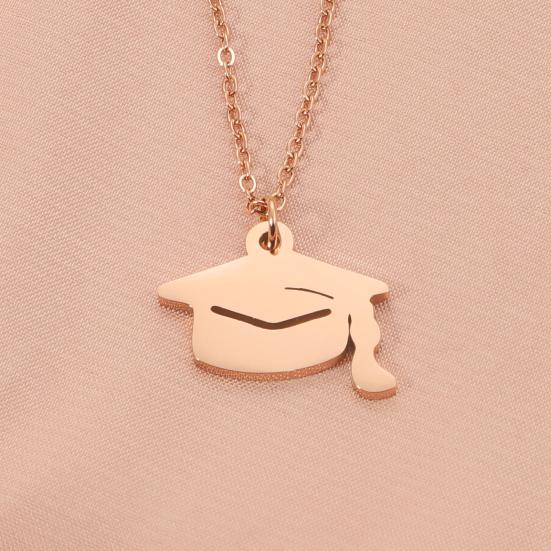 Graduation Cap Necklace Unisex Graduation Cap Charm Necklace Graduation Keepsake Jewelry Gift for Best Friend Graduate