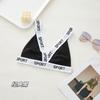 Sport Letter Print Wireless Sports Bra