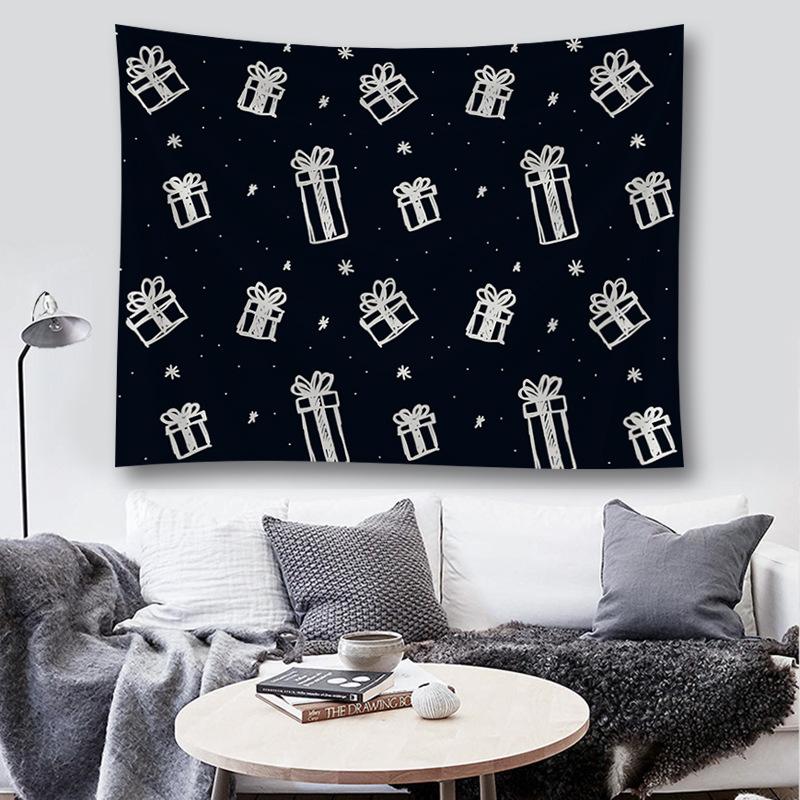 Amazon Christmas Tapestry Background Cloth Bedside Sofa Hanging Cloth Home Wall