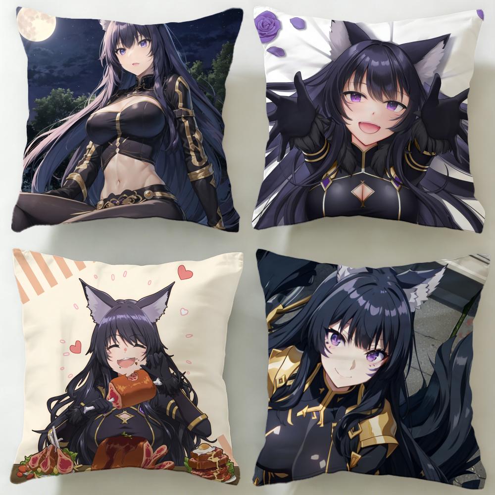 Trendy Tthe Eminence in Shadowew Cushion Cover Soft EasyWash Pillow Case Versatile for Couch Bed Travel and Office