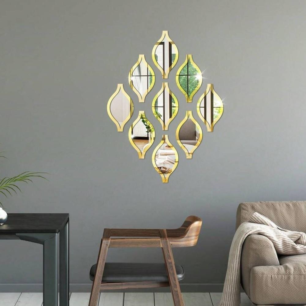 Double-layer Water Drop Wall Stickers Self-adhesive Decorative Mirror Stickers  Home Decor