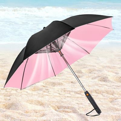 Umbrelă 3-în-1 cu Ventilator, Pulverizator, Funcționează pe Baterii, Umbrelă Portabilă Impermeabilă cu Protecție UV