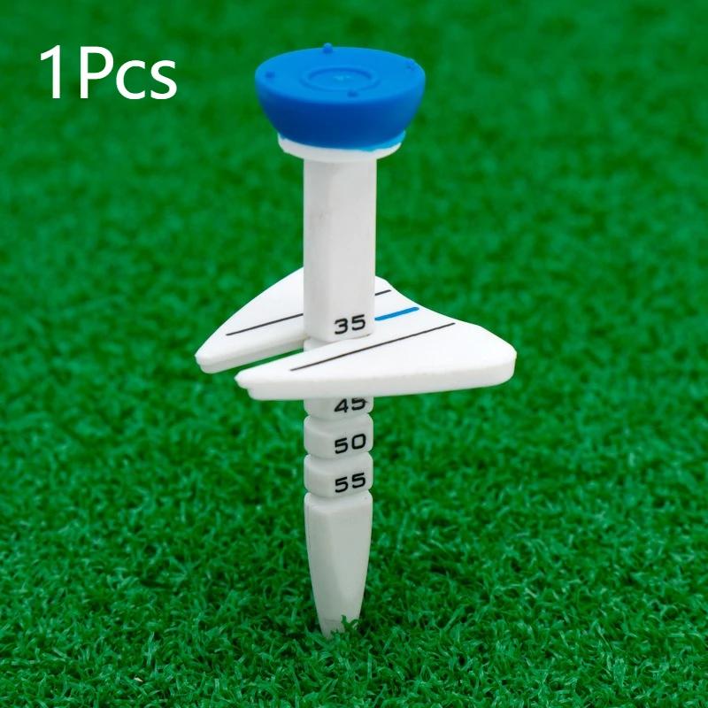 35-55mm Adjustable Golf Tee 1/4/8 Pcs with Low Side Spin and Friction Golf Training Tool for Practice and Swing Improvement