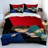 Anime Detective Conan Cartoon Bedding Set Duvet Cover Bed Set Quilt Cover Pillowcase Comforter King Queen Size Boys Adult