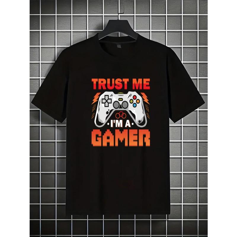 

Летняя футболка с круглым вырезом, с игровым узором, 3D-принтом, модная, повседневная, с коротким рукавом, мужская 6XL